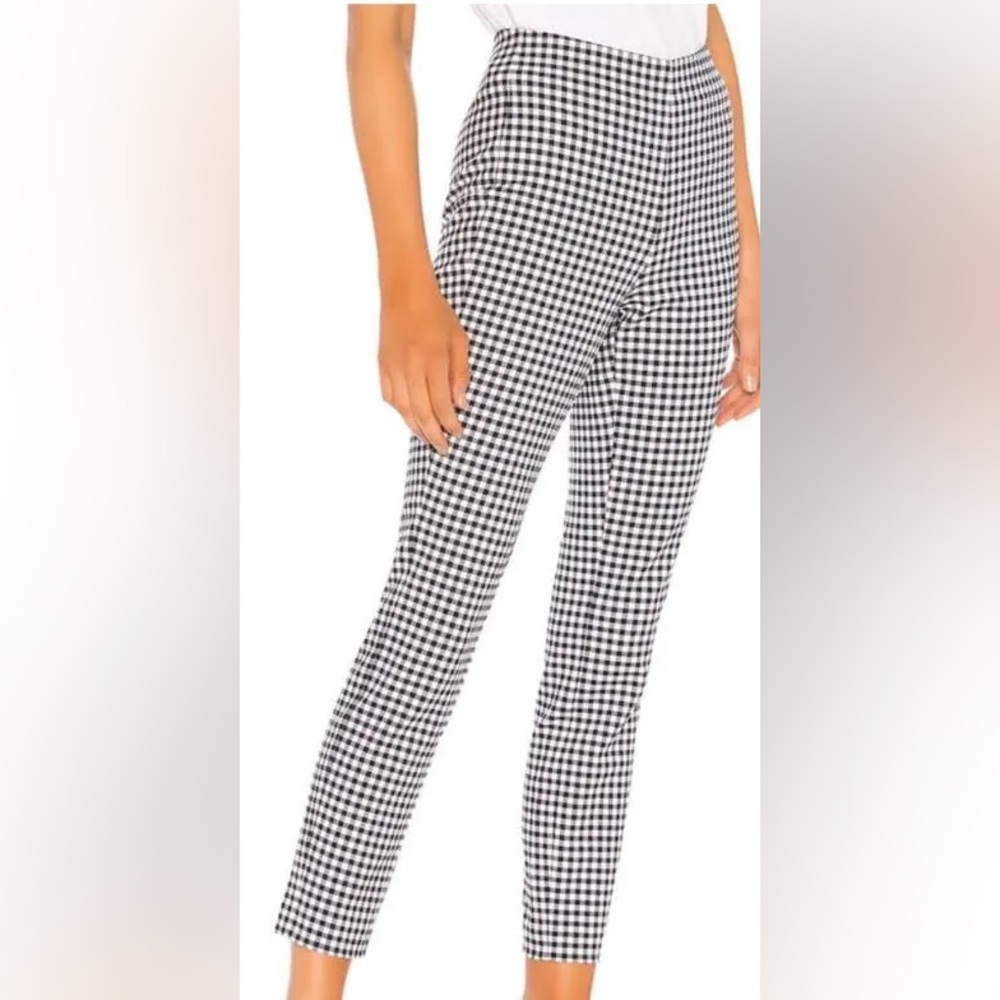 rag & bone Gingham Simone Cropped Pants - Picture 3 of 4